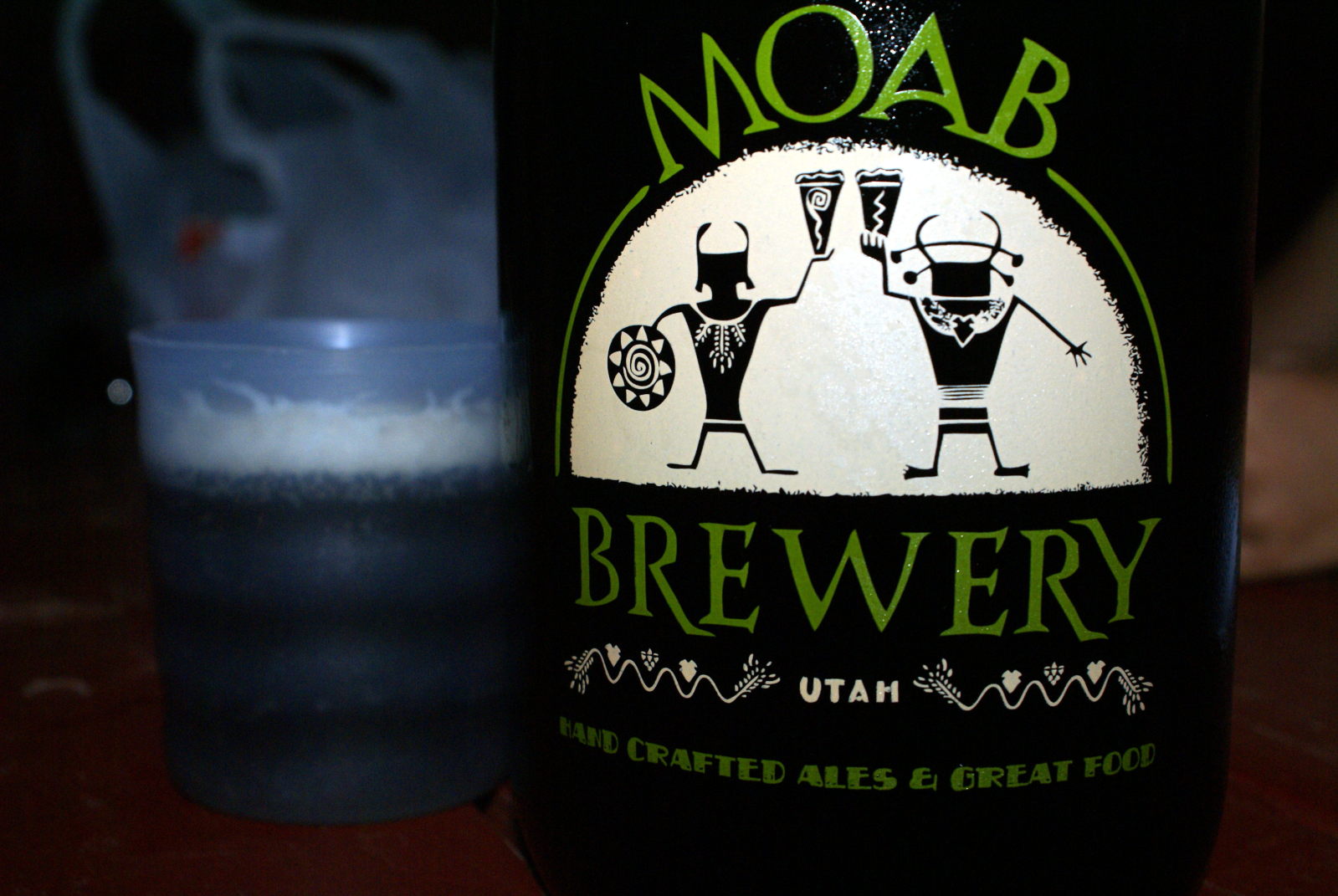 Moab Brewery, lecker
