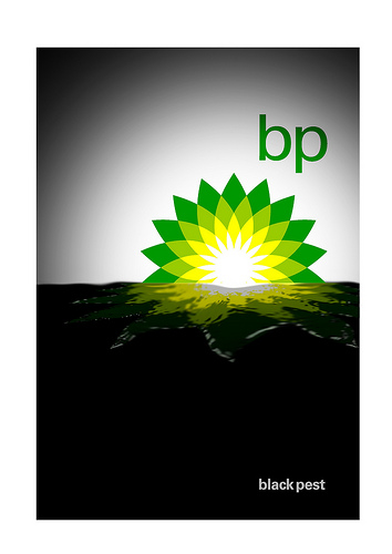 BP Logo von Greenpeace UK