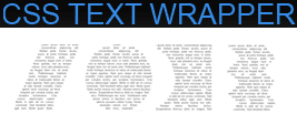 CSS Text Wrapper