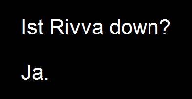 Ist Rivva down?