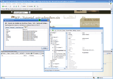 Screenshot Web Dev Helper